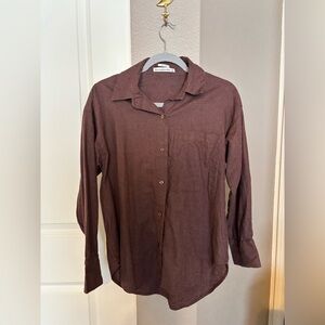 Abercrombie Oversized Button Up - XS